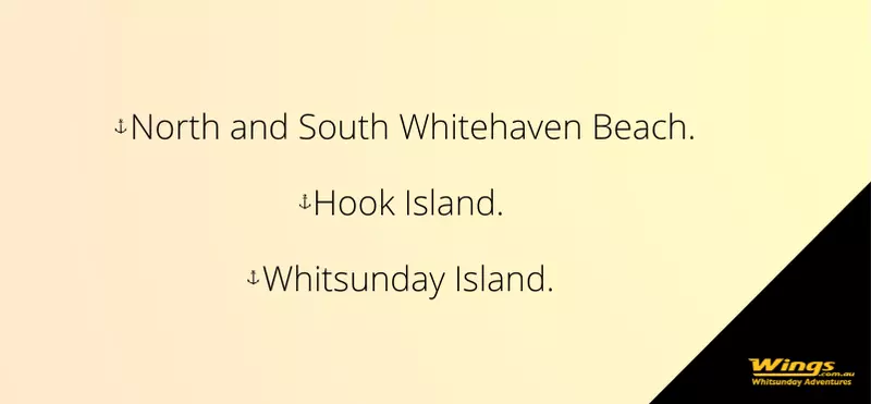 secret spots around Whitsunday Island